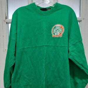 Pennant Irish Unisex Double Sided Long Sleeve Shirt Top Size Small St. Patricks